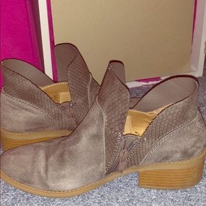 Cute low heel booties